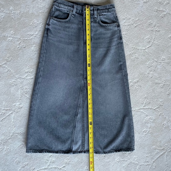 Rag & Bone Denim Midi Skirt - Picture 8 of 10